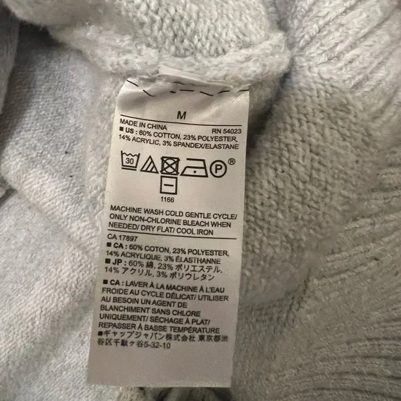 Banana Republic blue/grey stripe sweater — LIKE NEW - Picture 4 of 6